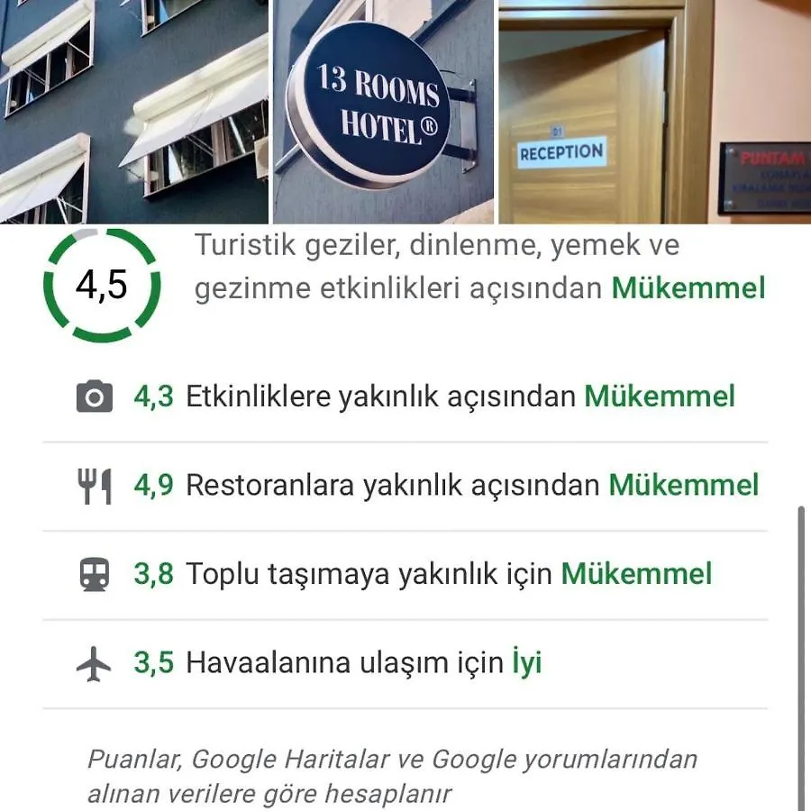 13 Rooms Hotel-Apart Alsancak Izmir Homestay